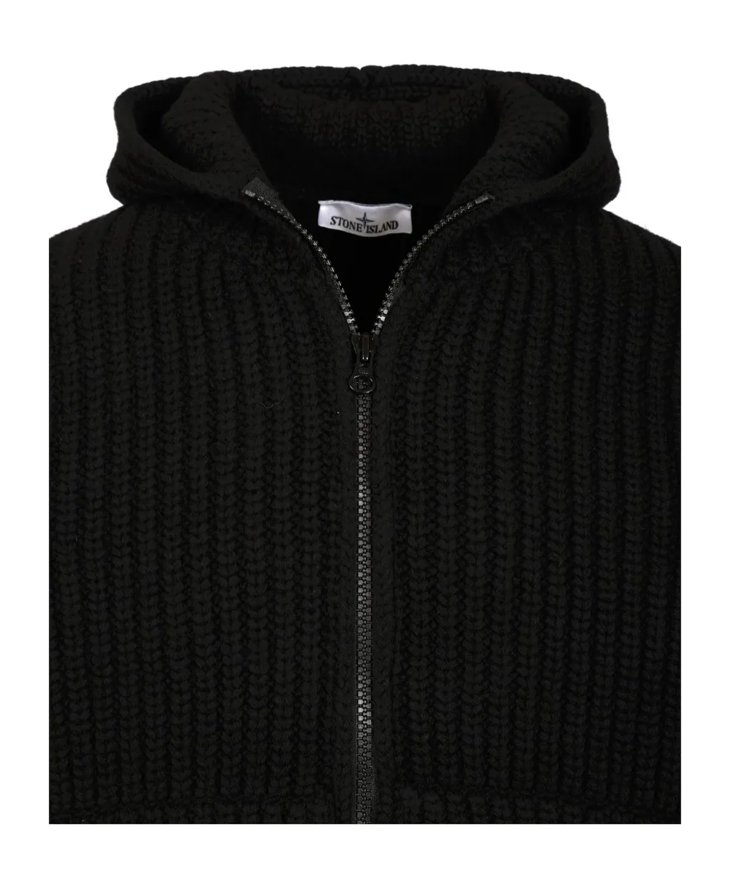 Ribbed-Knit Cardigan