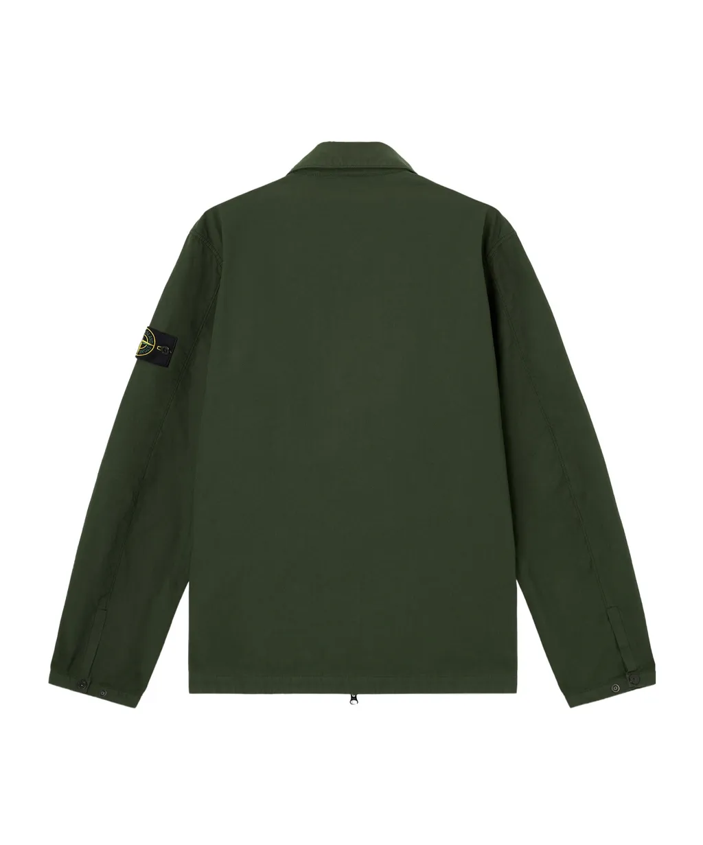 Compass-Badge Zip-Up Jacket