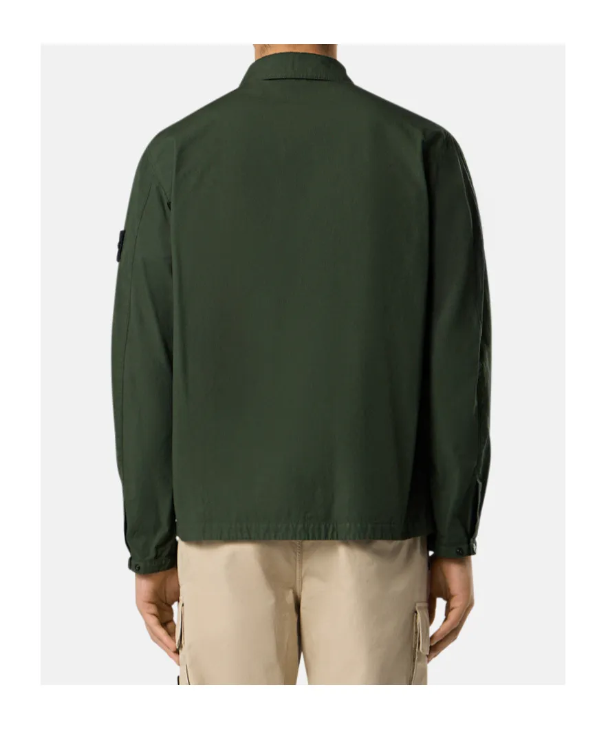 Compass-Badge Zip-Up Jacket