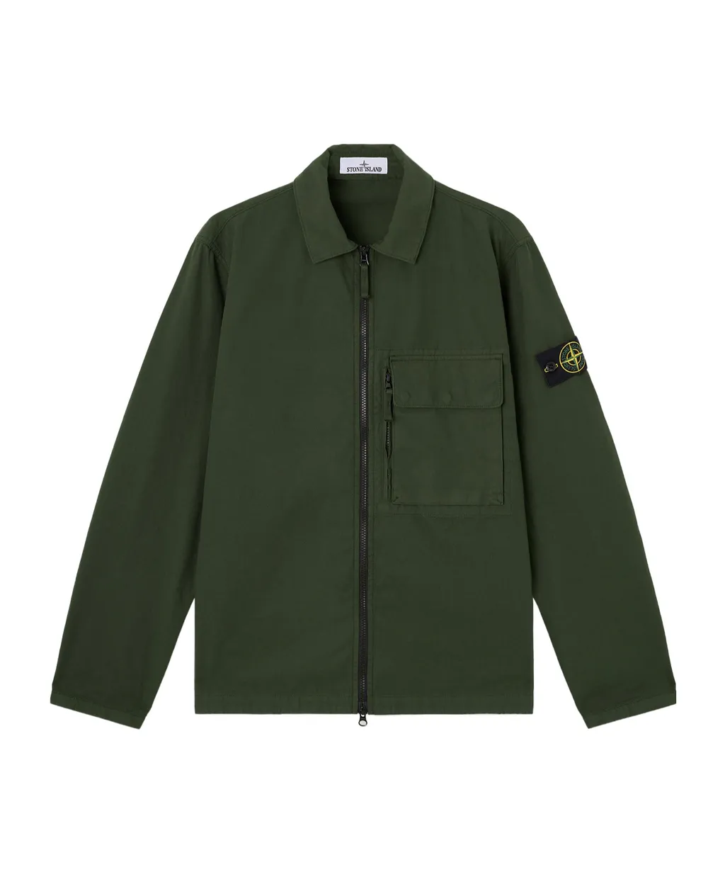 Compass-Badge Zip-Up Jacket