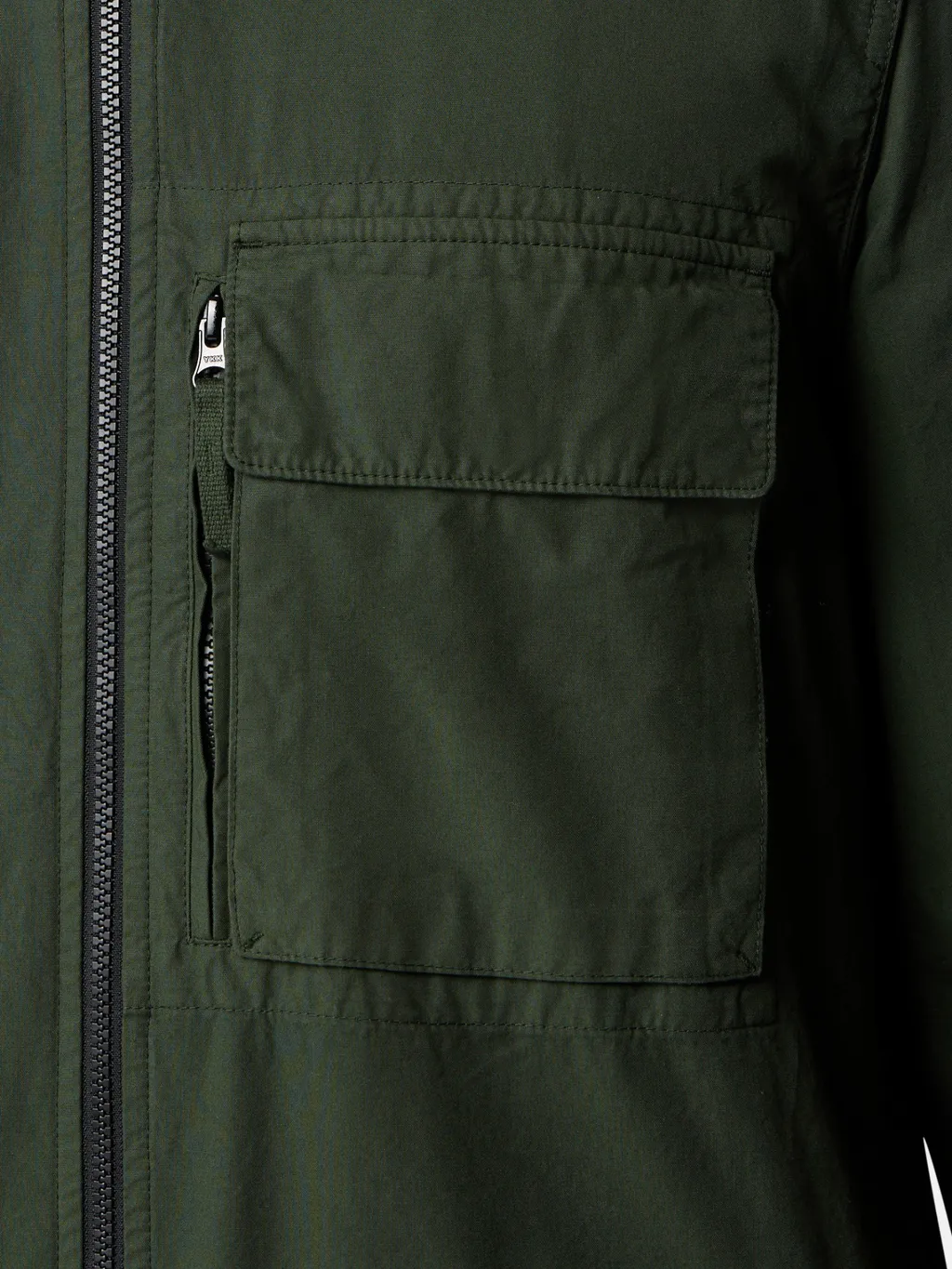 Compass-Badge Zip-Up Jacket