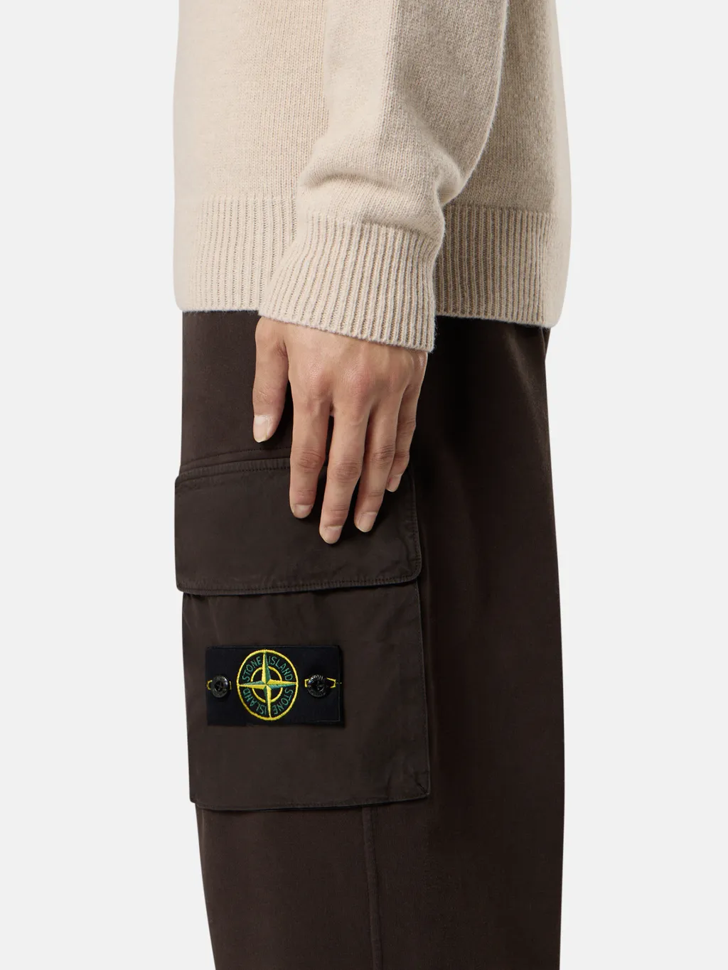 Logo Patch Tapered-Leg Pants