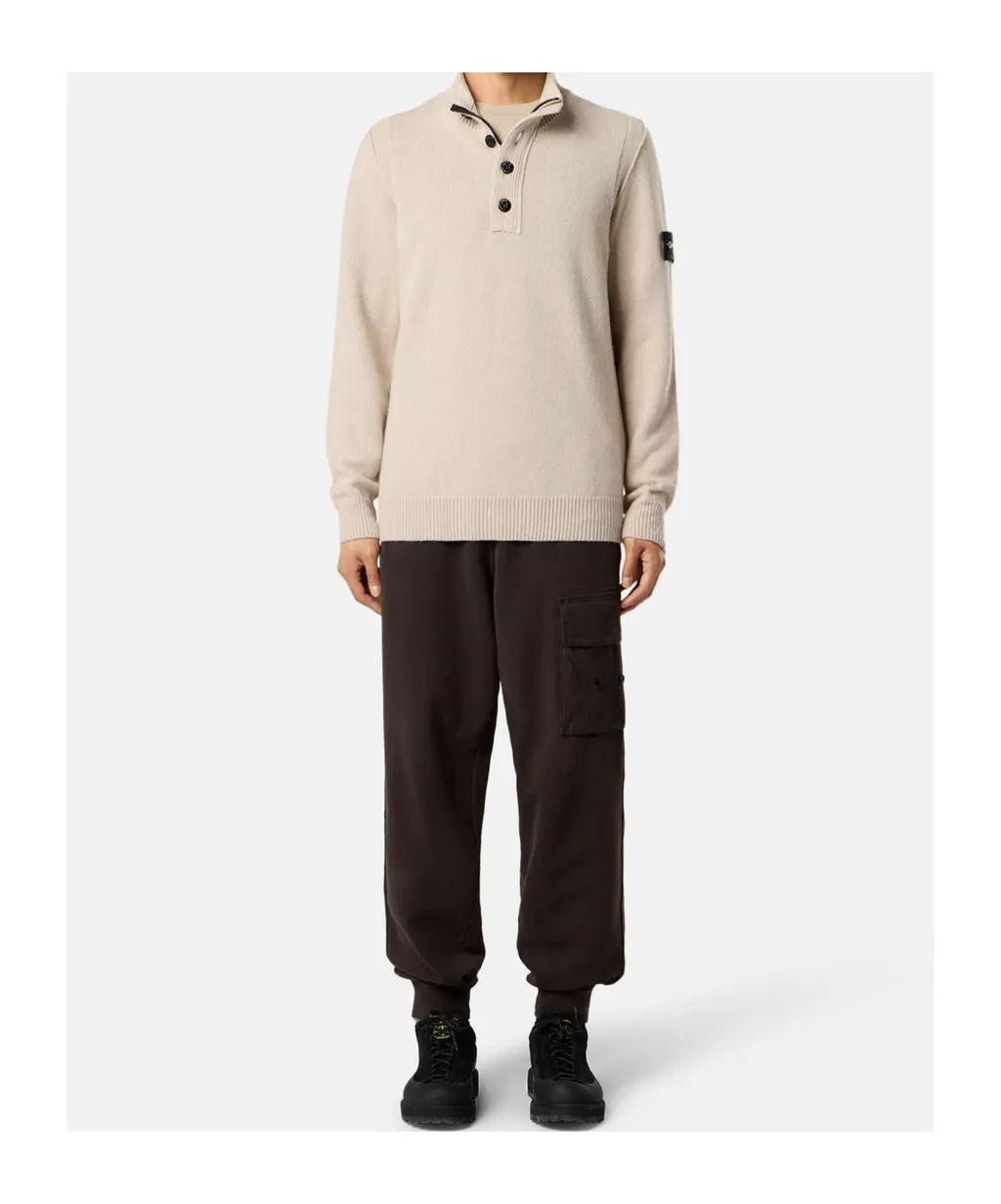 Logo Patch Tapered-Leg Pants