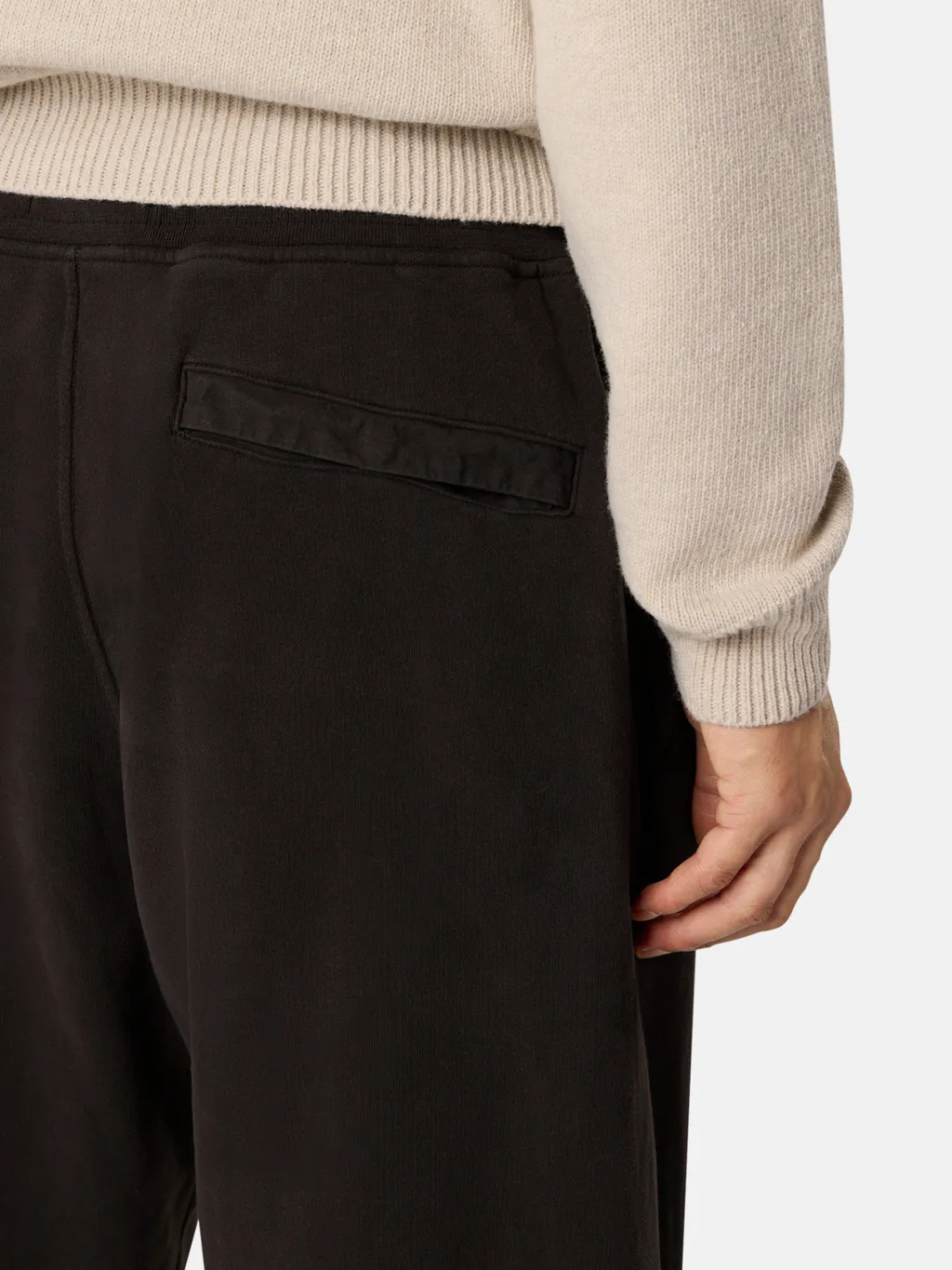 Logo Patch Tapered-Leg Pants