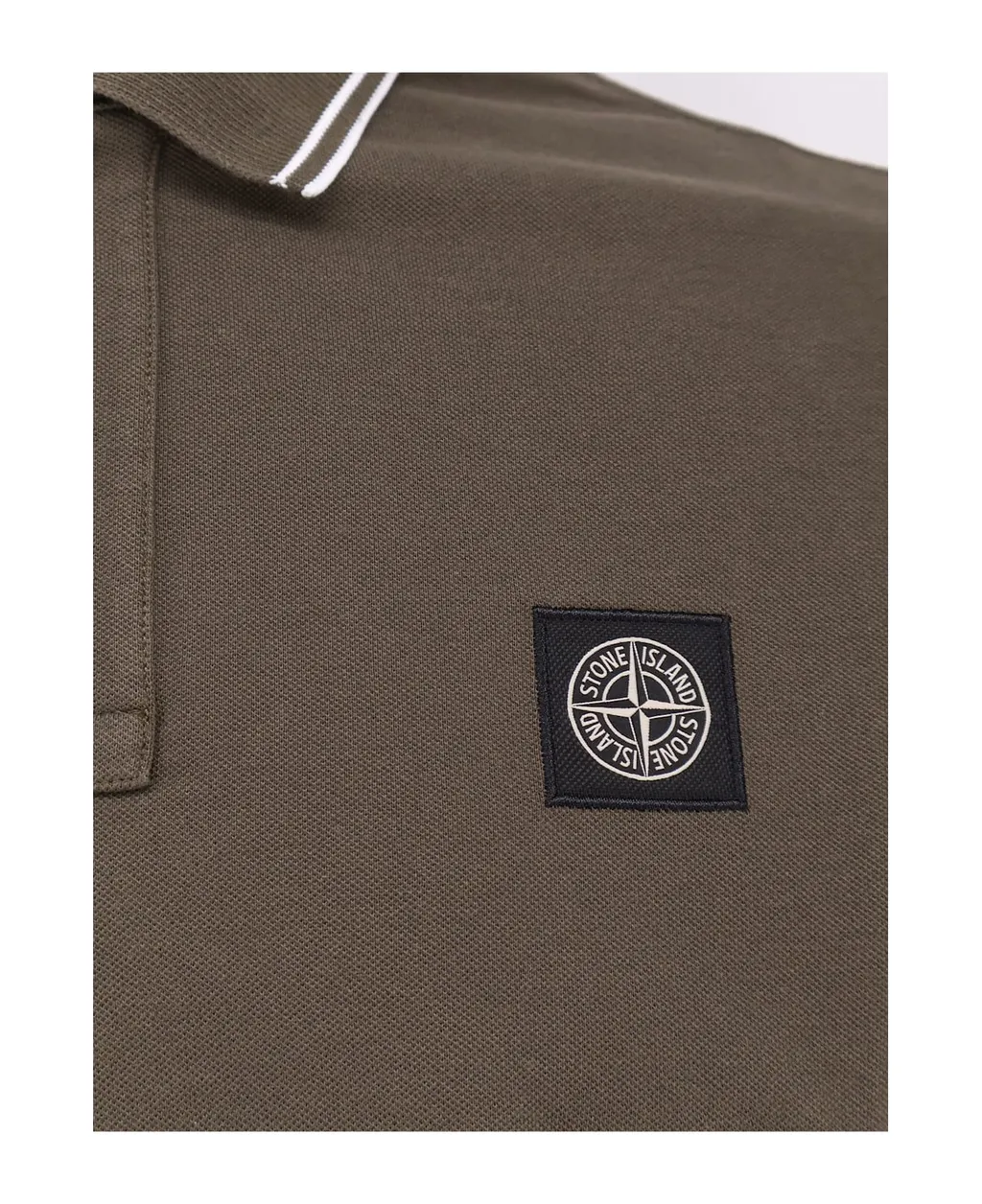 Logo Patch Buttoned Polo Shirt
