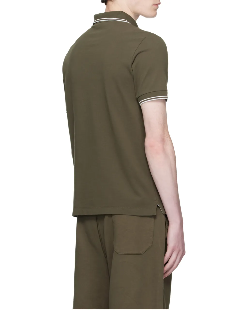 Logo Patch Buttoned Polo Shirt