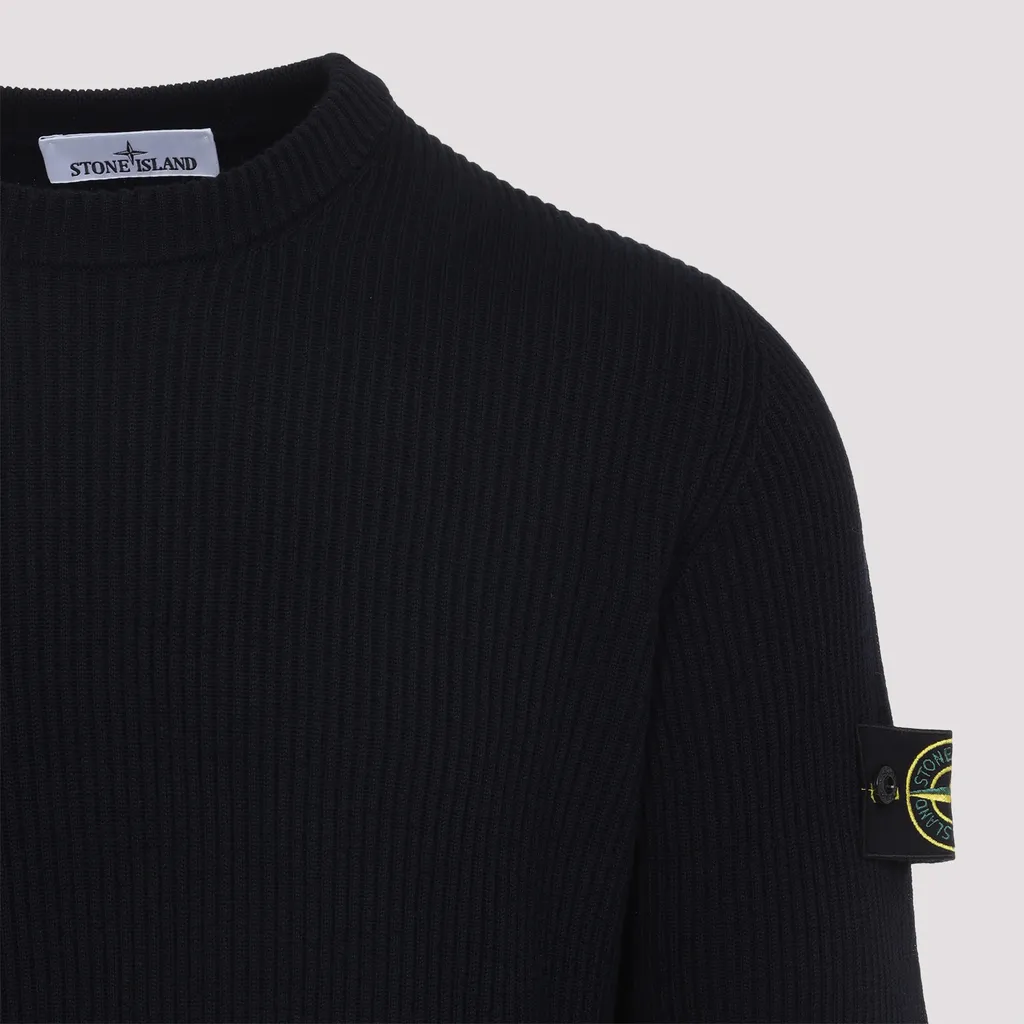 Logo Patch Knitted Sweater