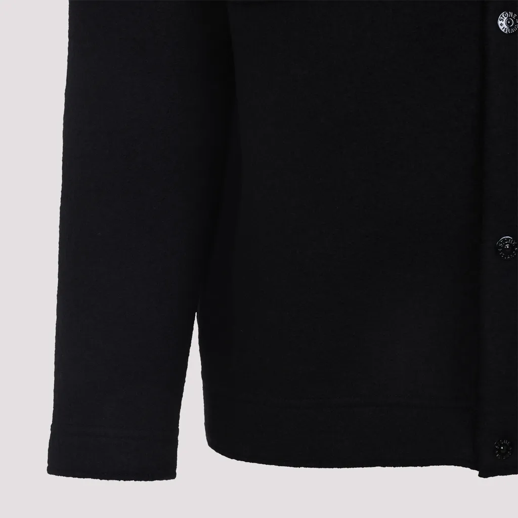 Logo Patch Buttoned Cardigan