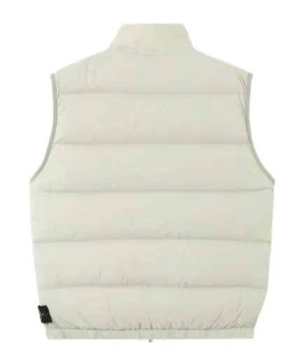 Quilted Zip-Fastening Padded Vest