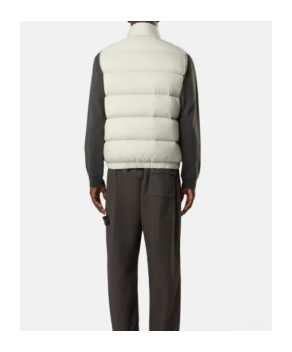 Quilted Zip-Fastening Padded Vest