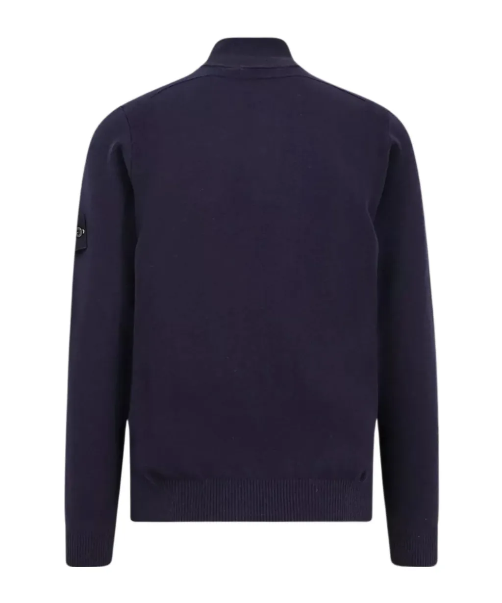 Half-Button Knitted Jumper