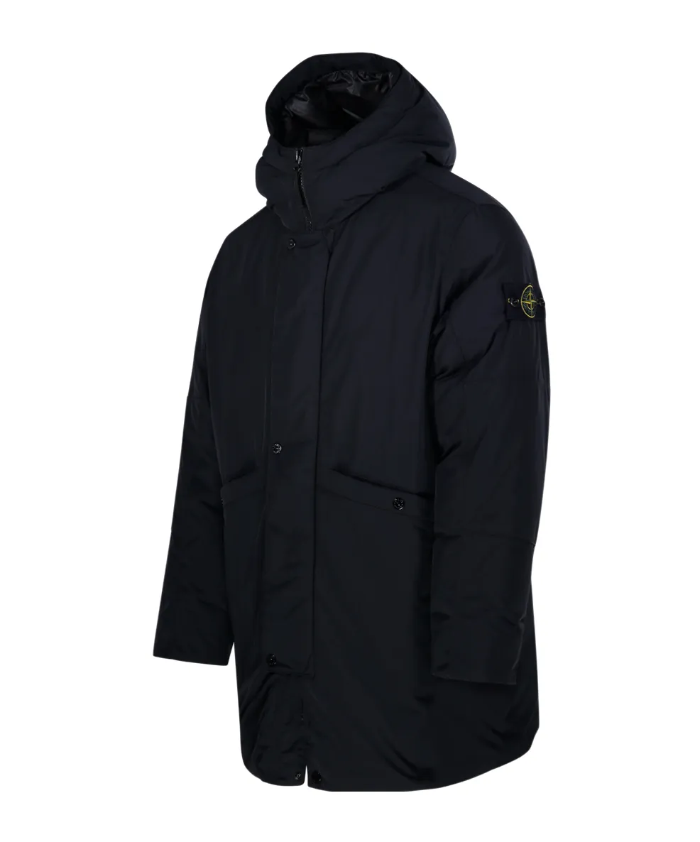 Logo Patch Hooded Jacket
