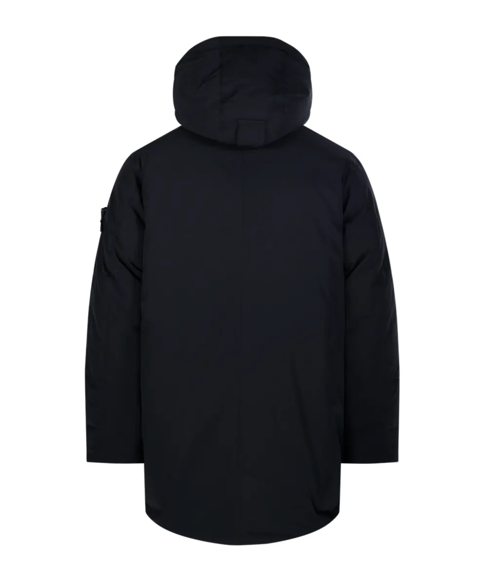 Logo Patch Hooded Jacket