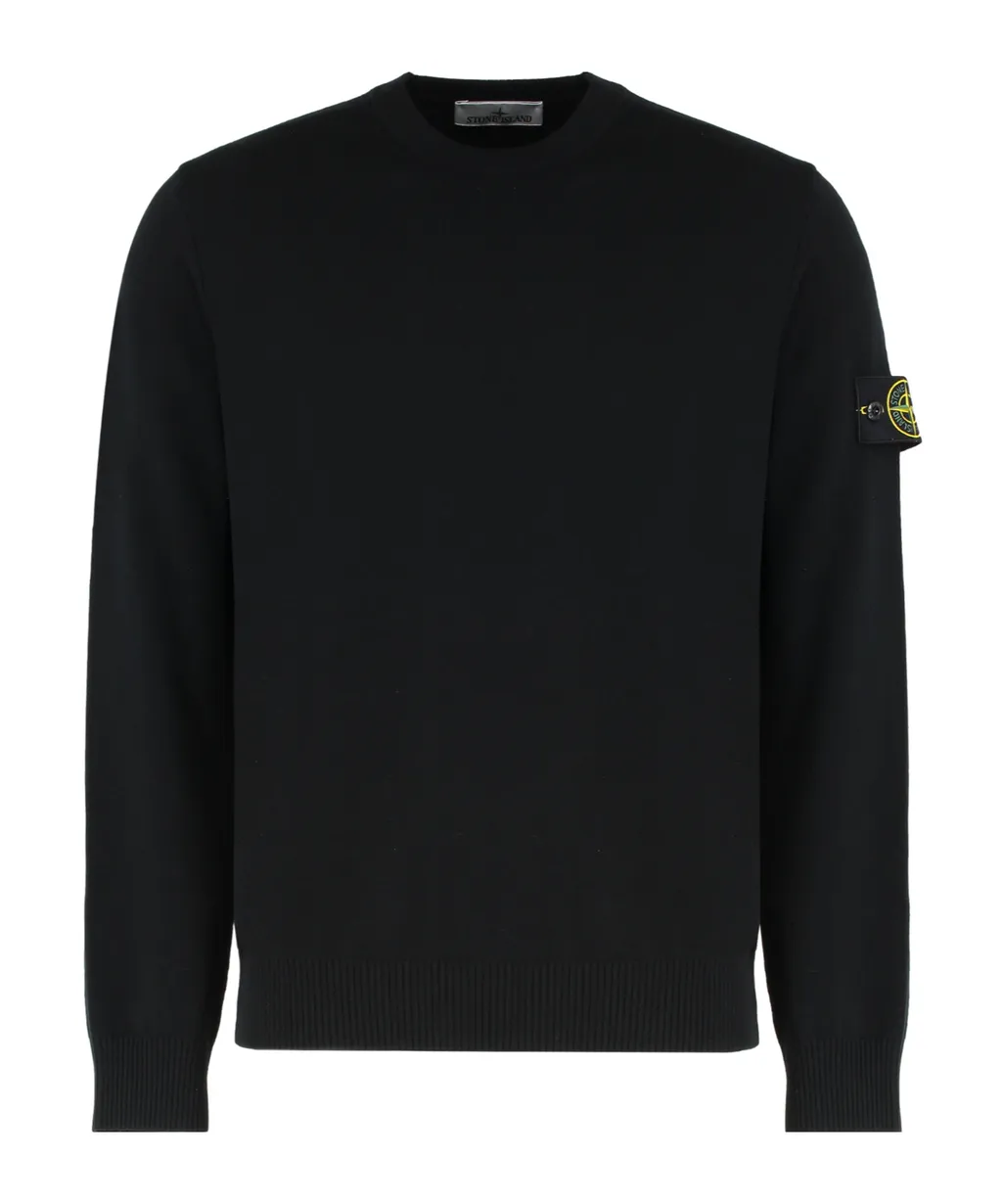 Logo Patch Crewneck Jumper