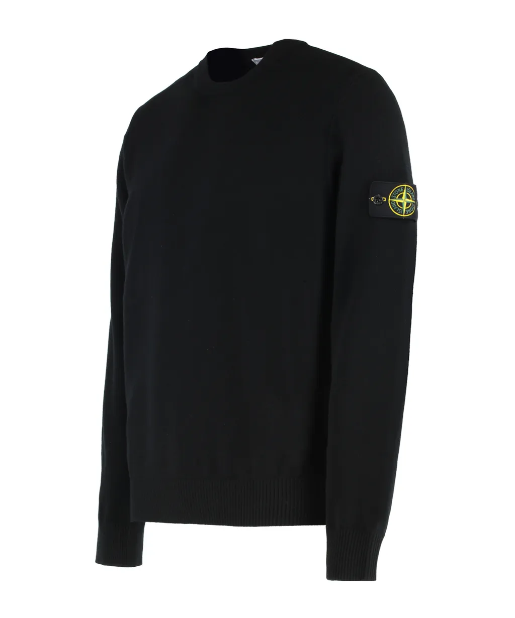 Logo Patch Crewneck Jumper
