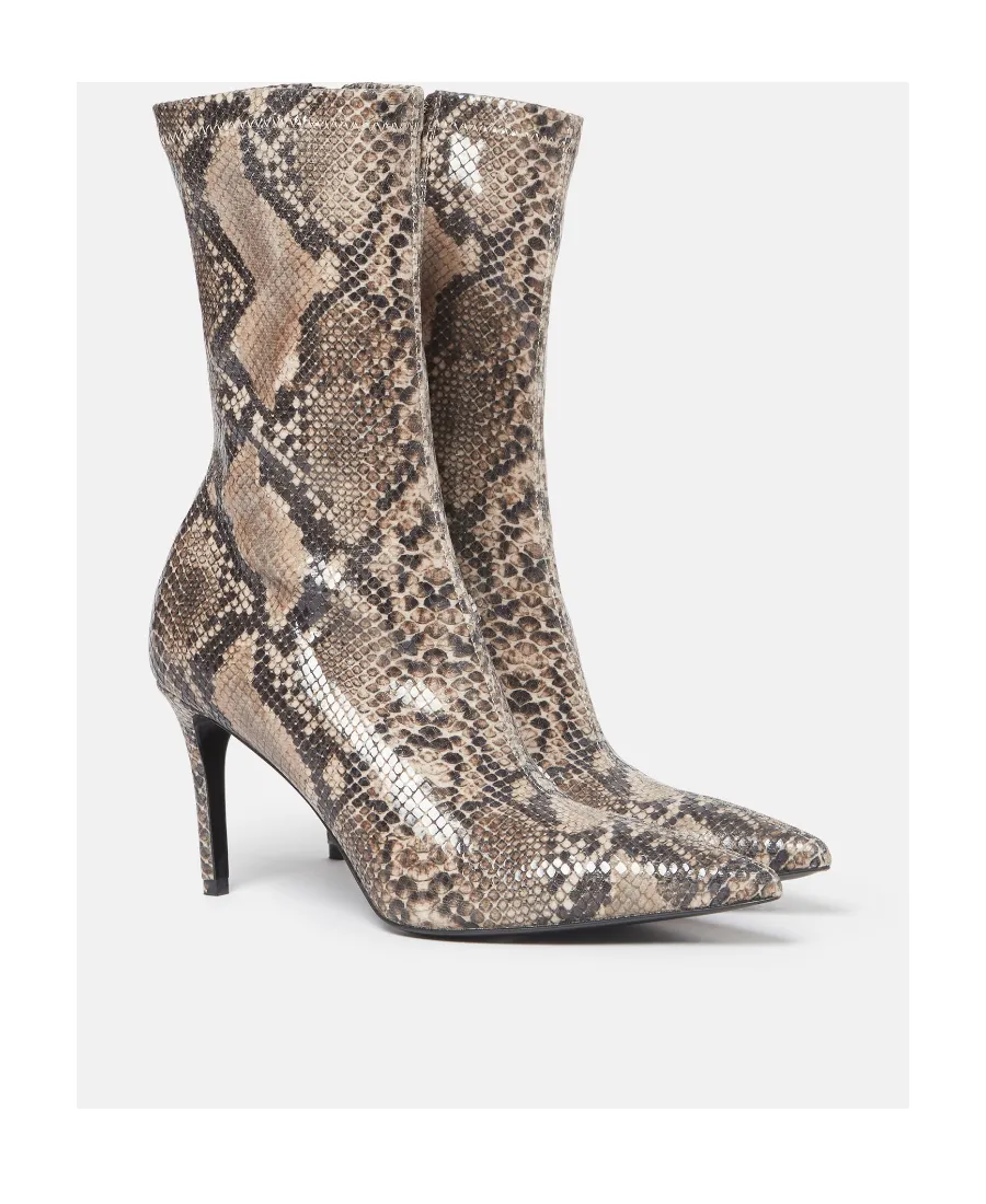 Stella Iconic Embossed Ankle Boots