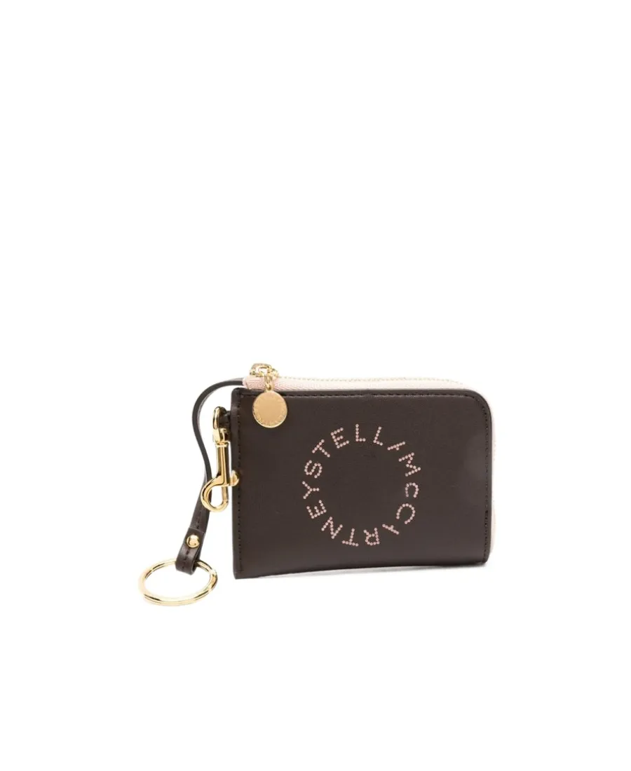 Logo-Print Bicolour Wallet