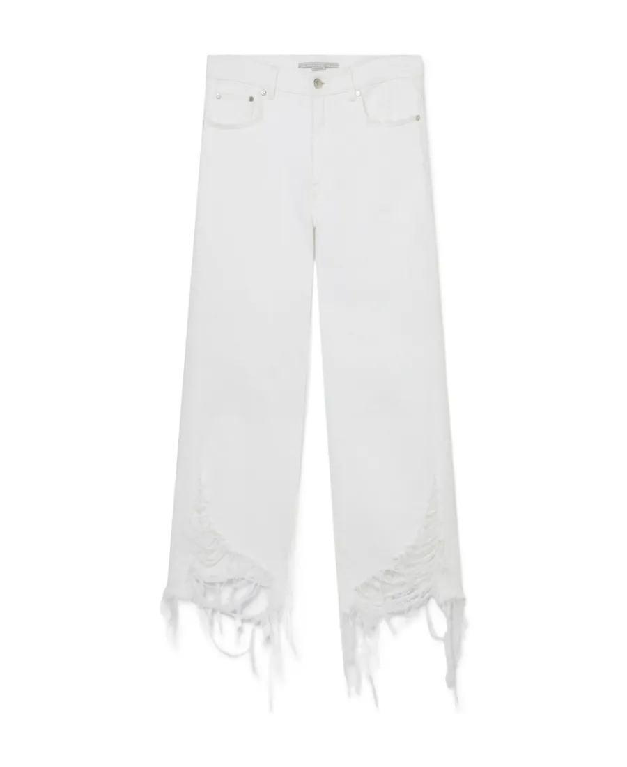 Frayed Hem Jeans