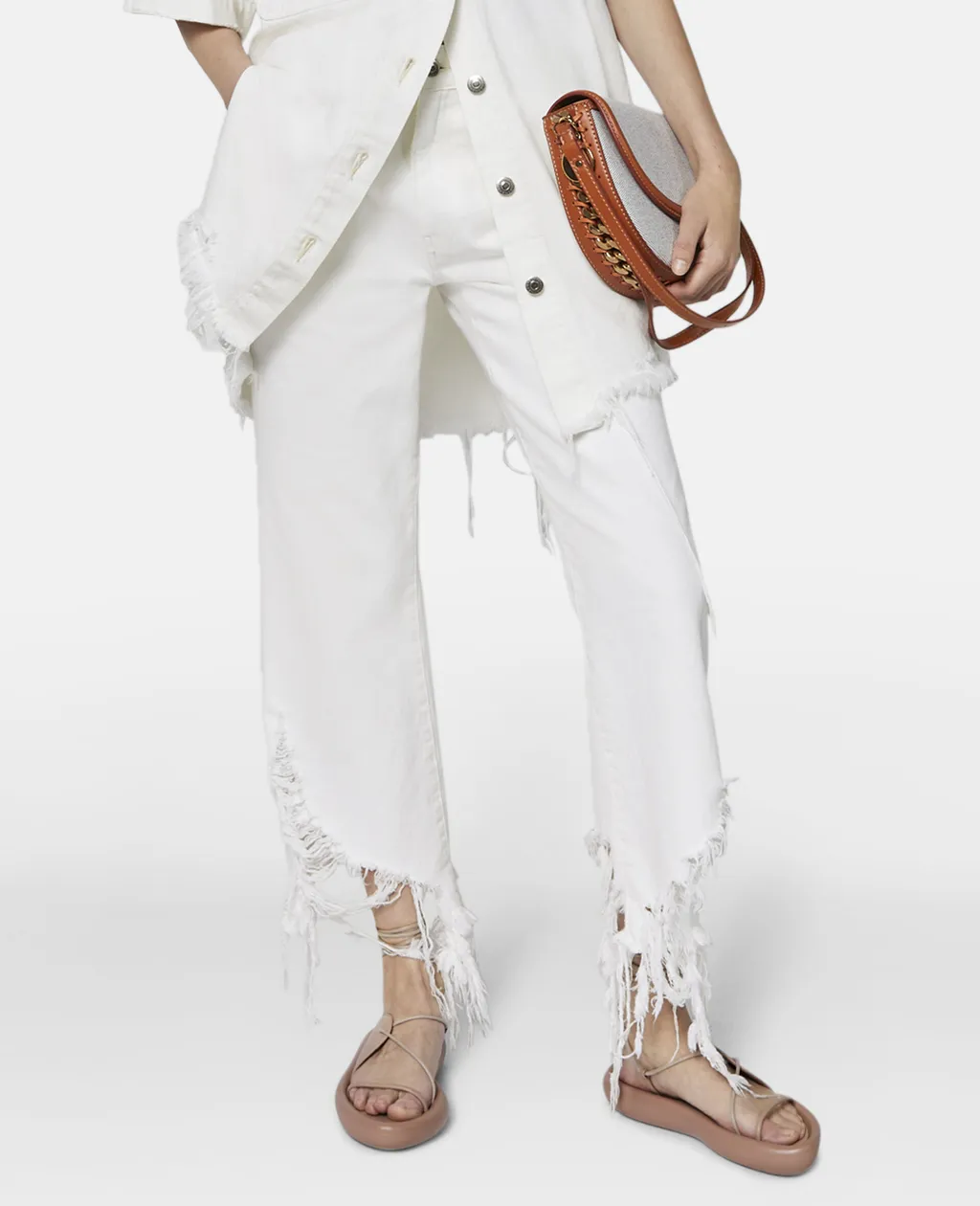 Frayed Hem Jeans