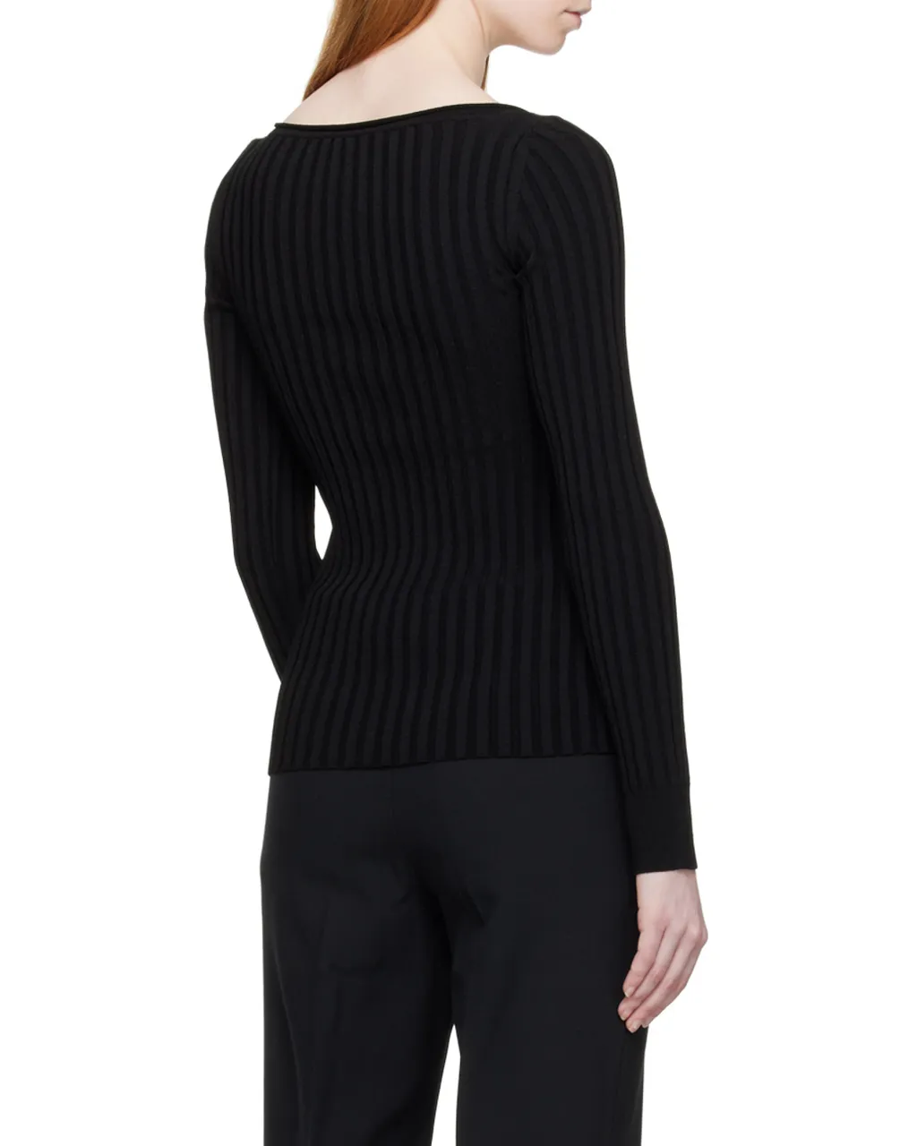 Detailed Rib Knit Top
