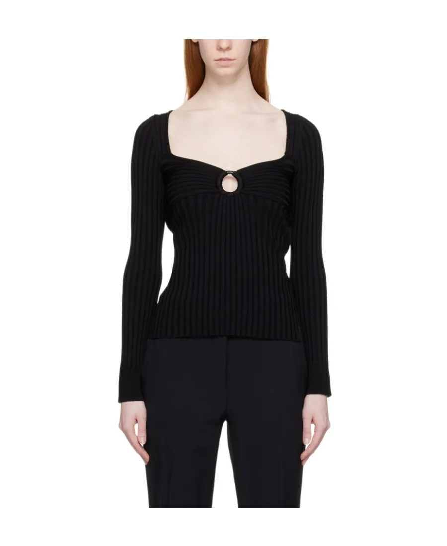 Detailed Rib Knit Top