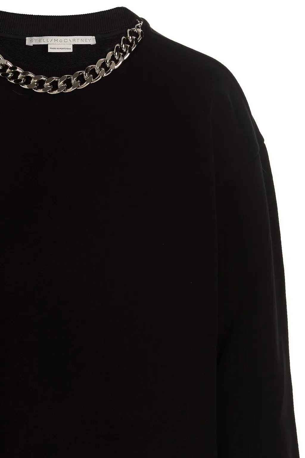 Falabella Chain Detailed Crewneck Sweater