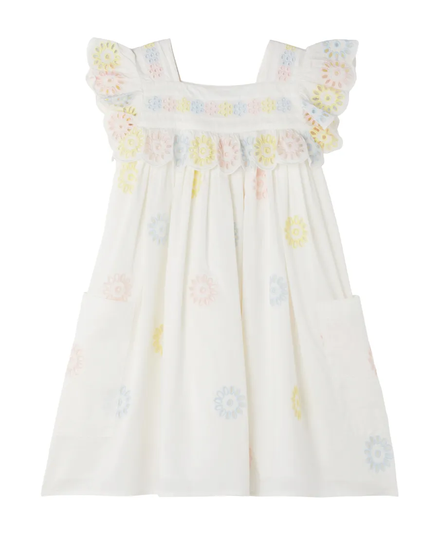 Ruffled Sleeveless Dress