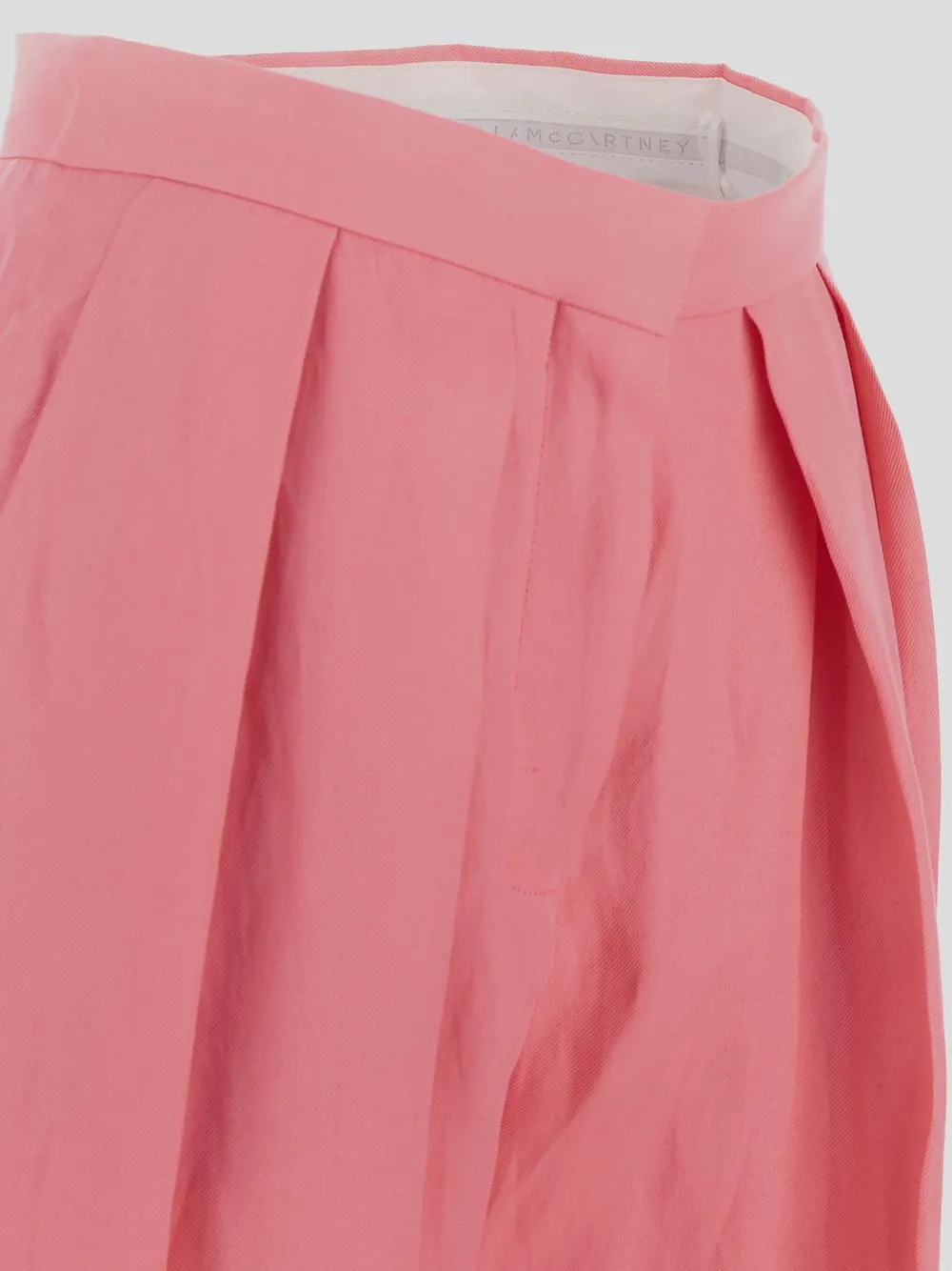 Pleated Straight Leg Trousers