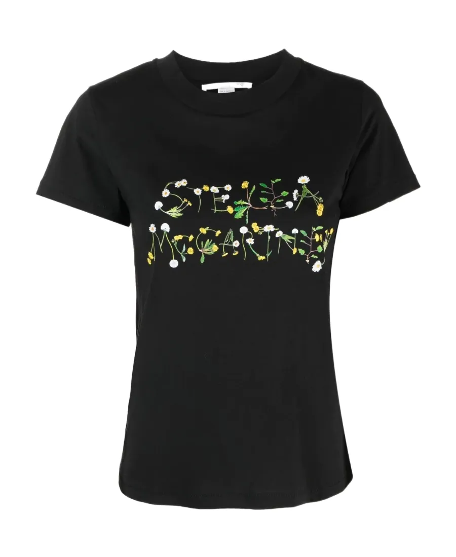 Dandelion Logo Printed Crewneck T-Shirt