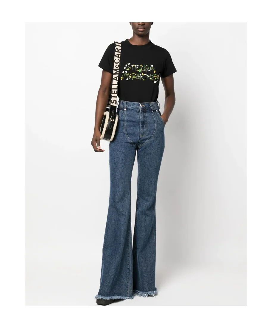 Dandelion Logo Printed Crewneck T-Shirt
