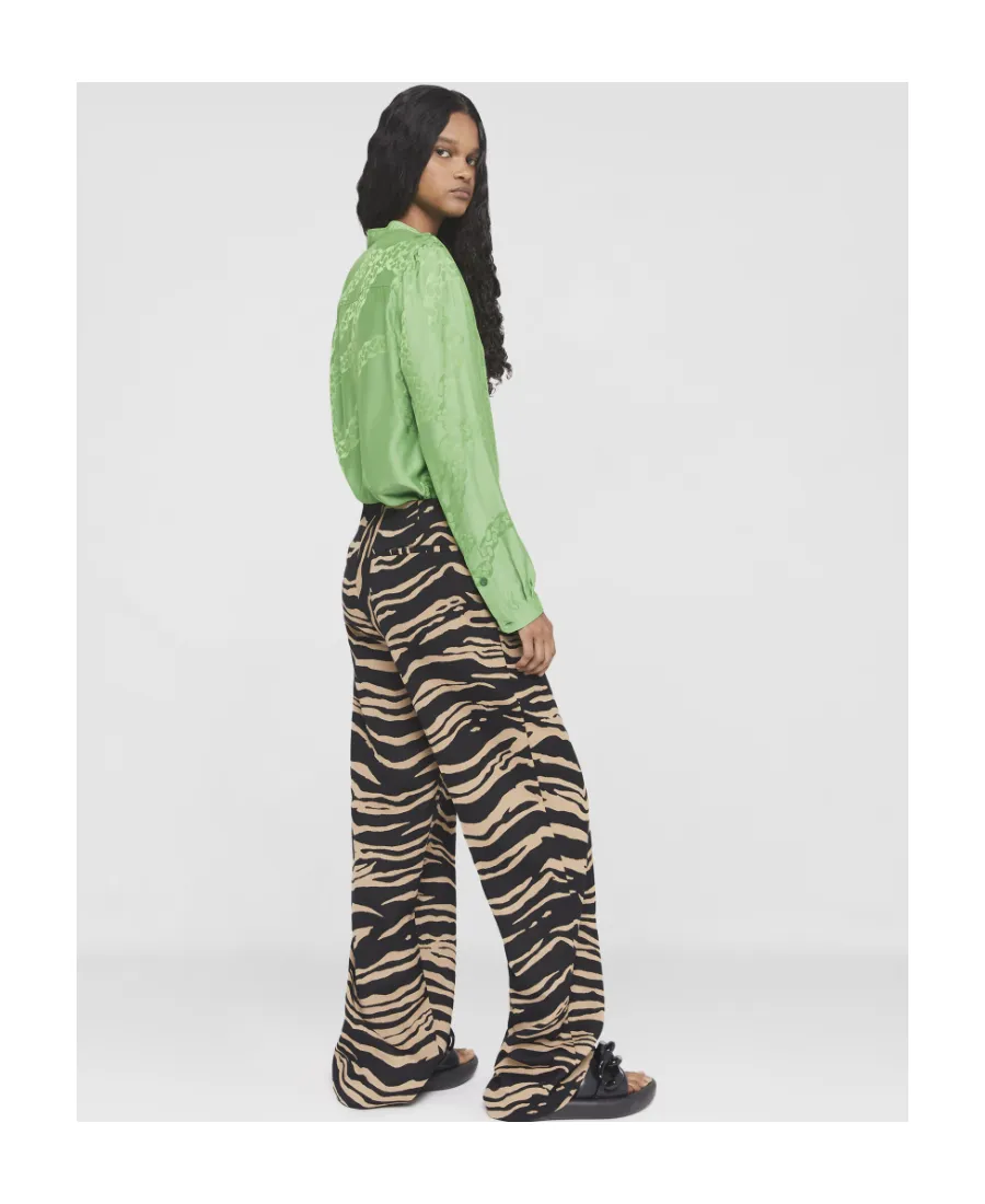 Logo Long-Sleeved Blouse