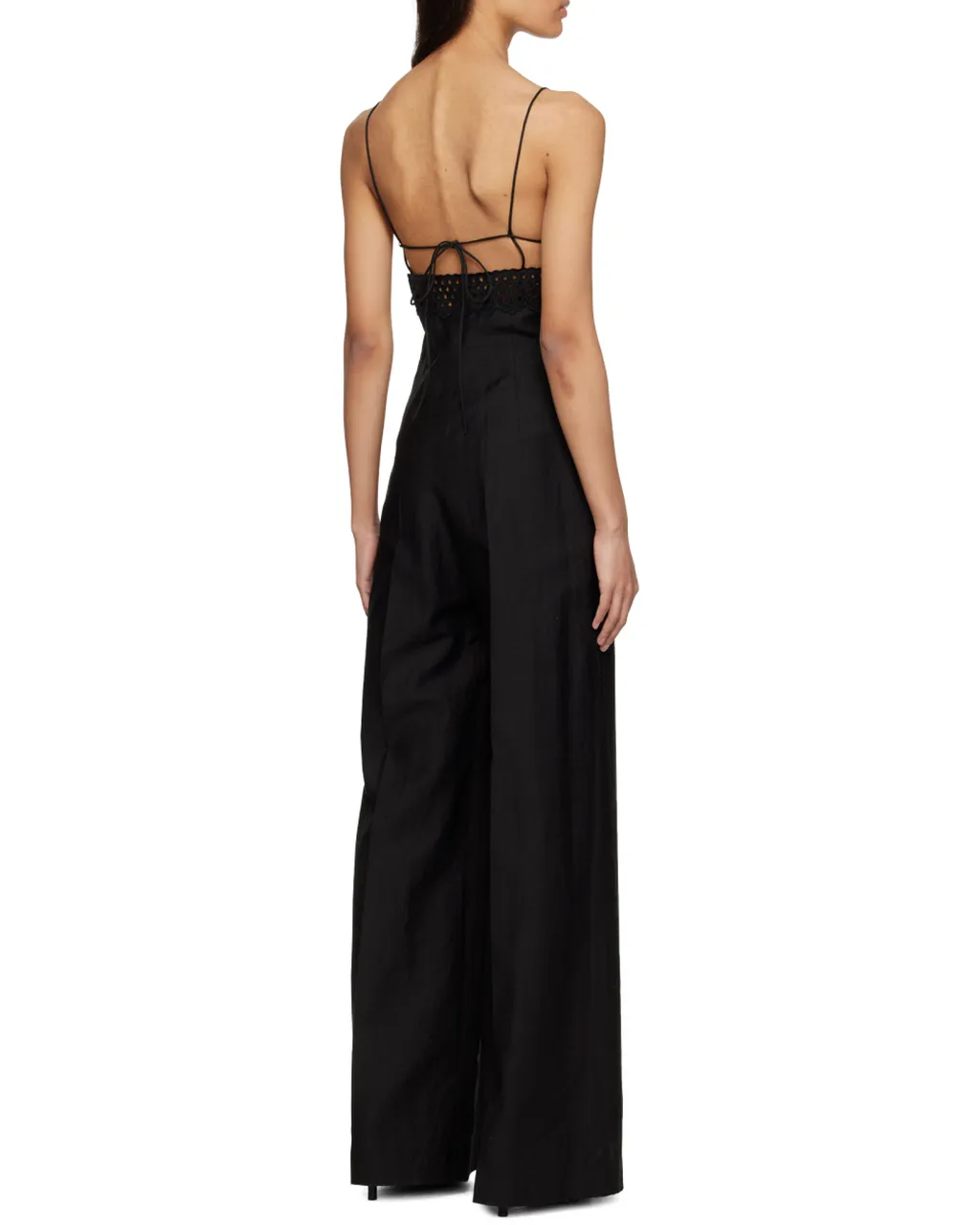 Cut-Out Flared Leg Jumpsuit