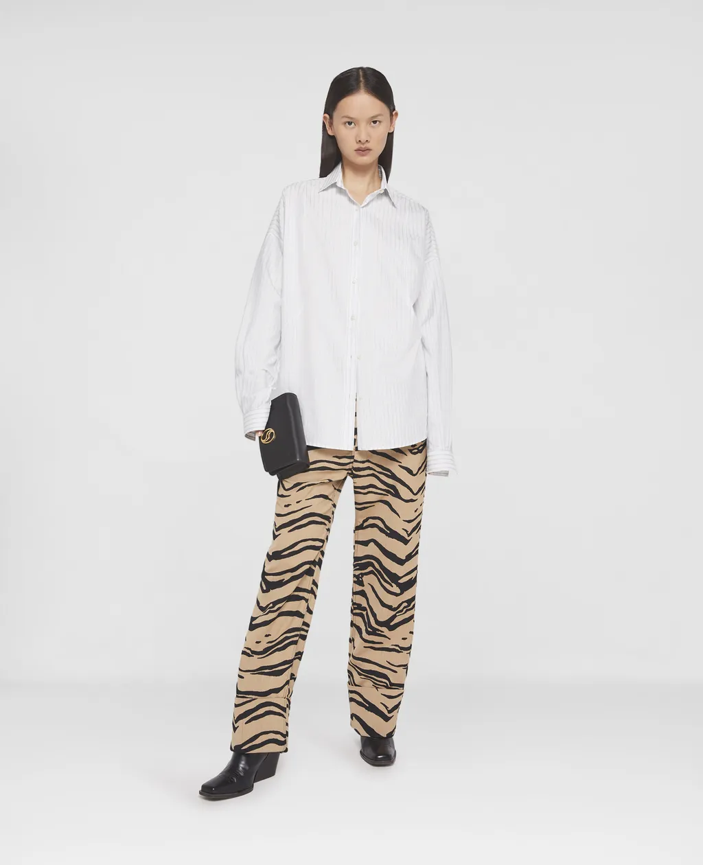 S-Wave Striped Jacquard Shirt