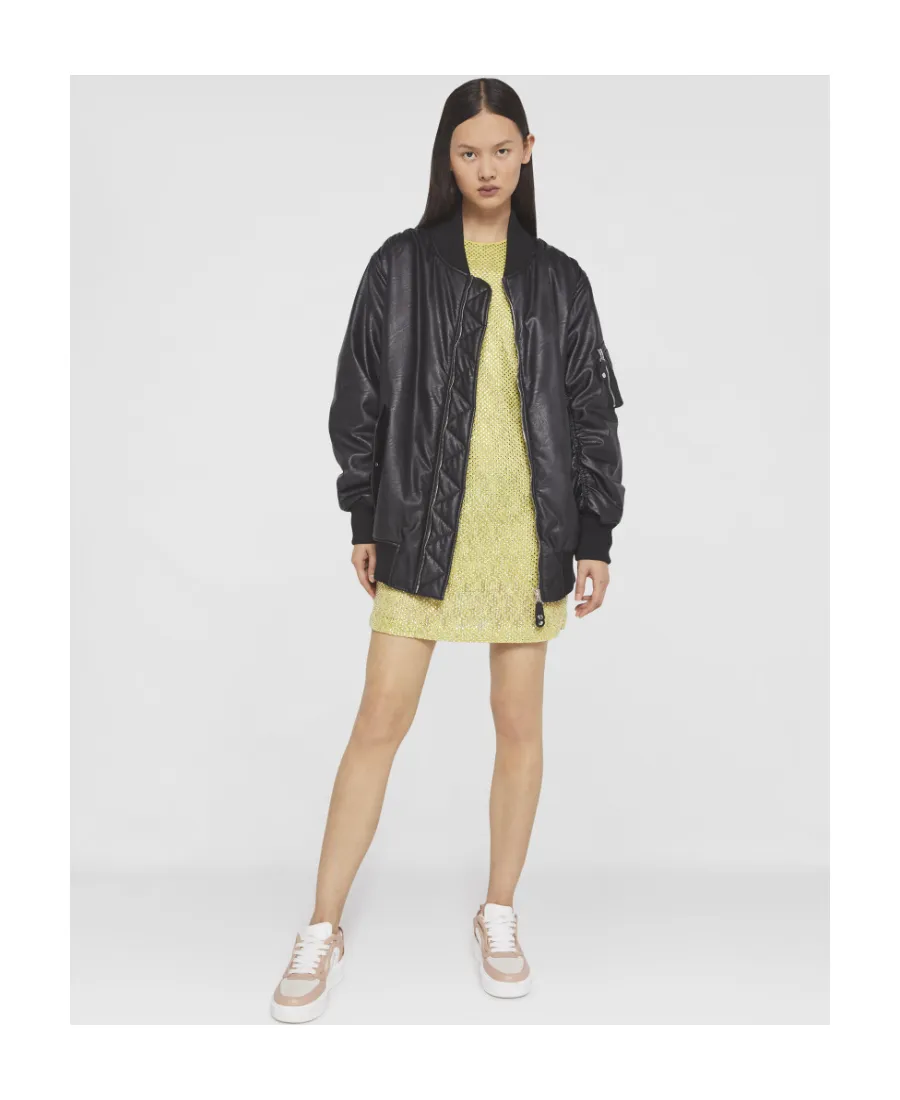 Logo Leather Jacket