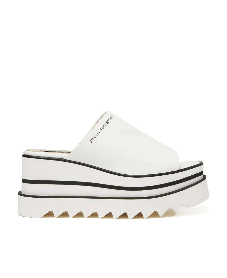 Logo Printed Platform Sandals