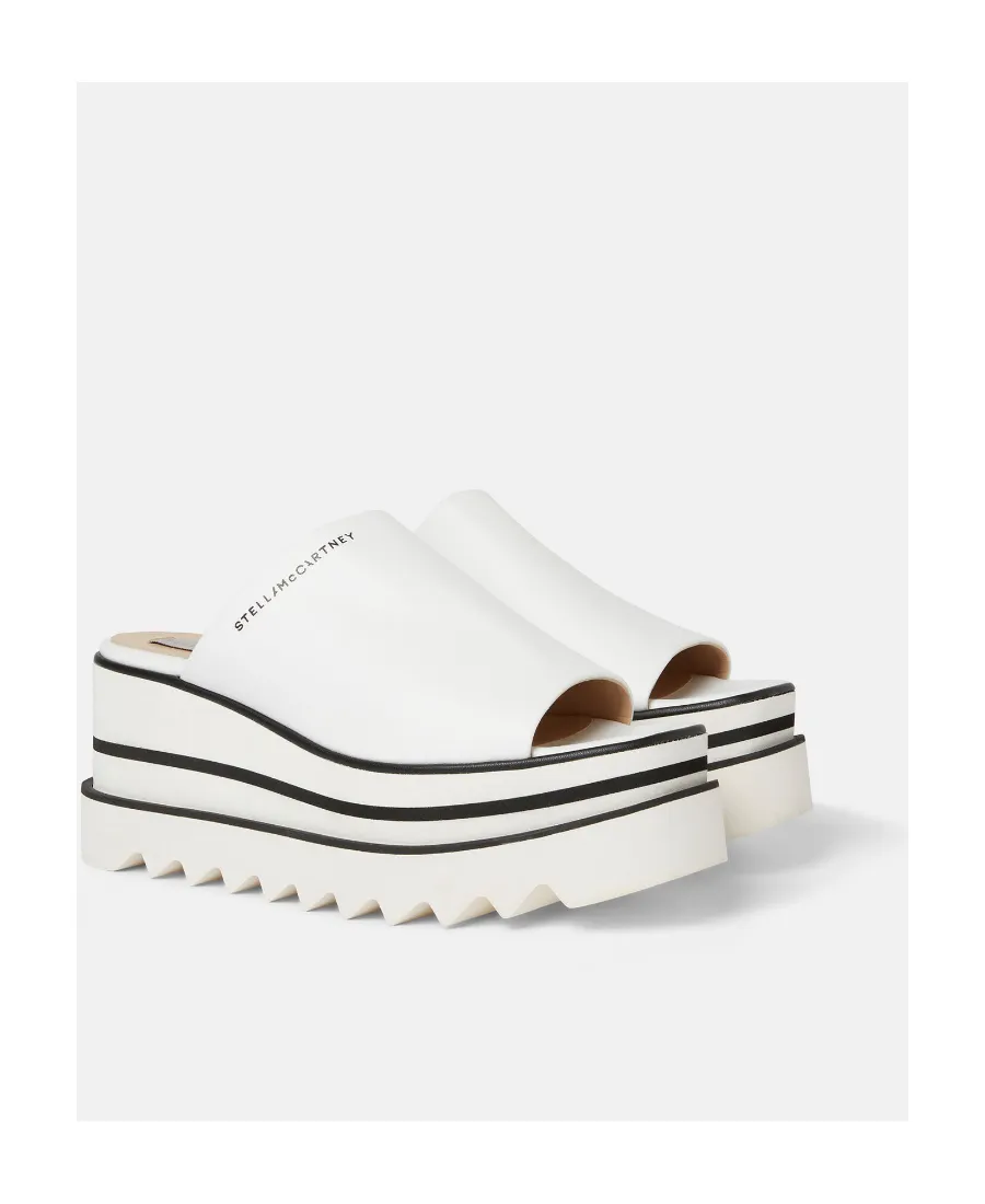 Logo Printed Platform Sandals