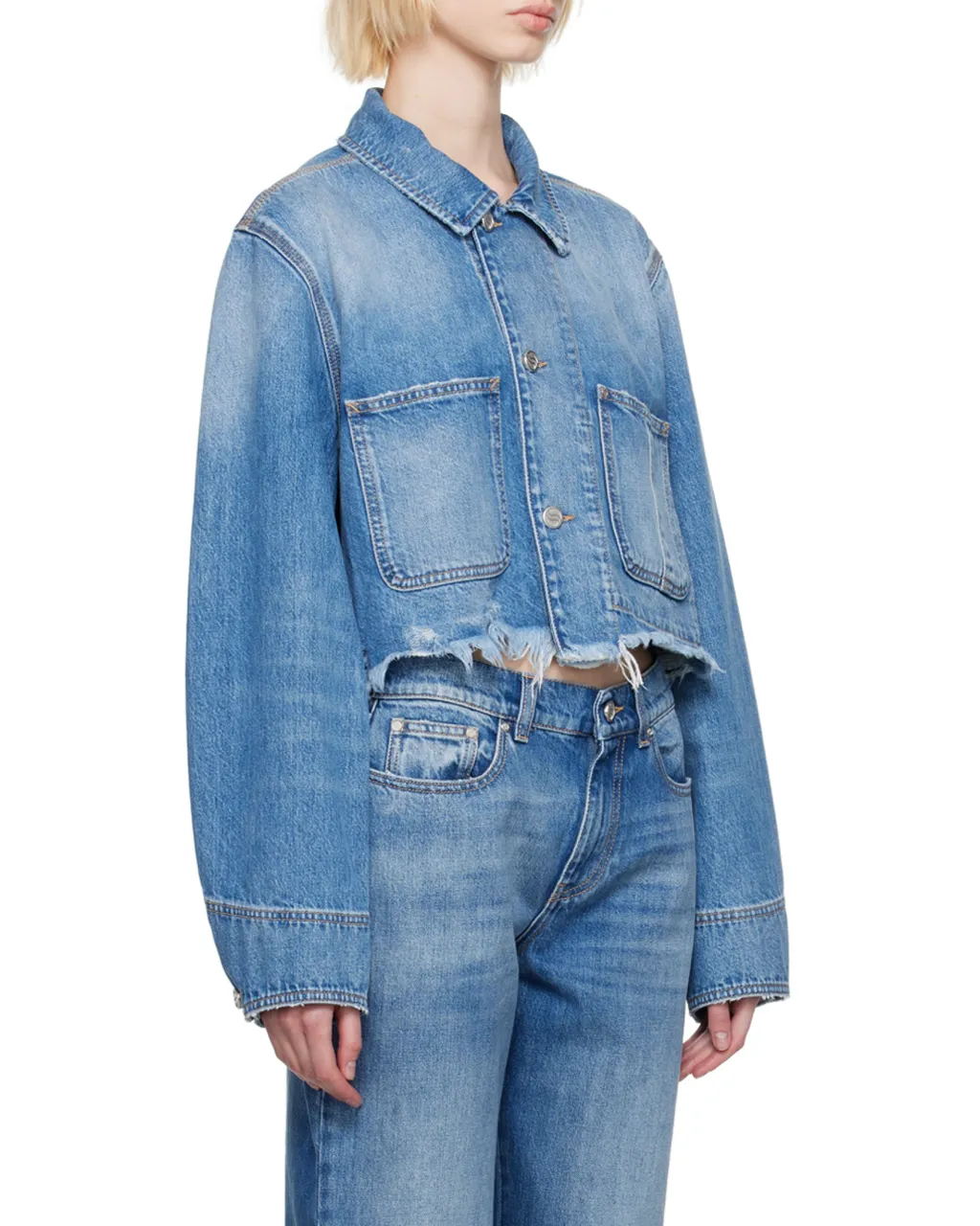 Distressed Denim Jacket