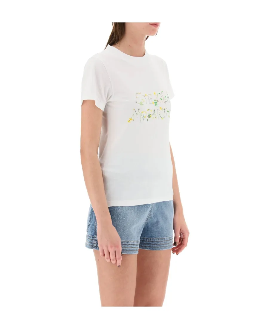 Dandelion Logo Printed Crewneck T-Shirt