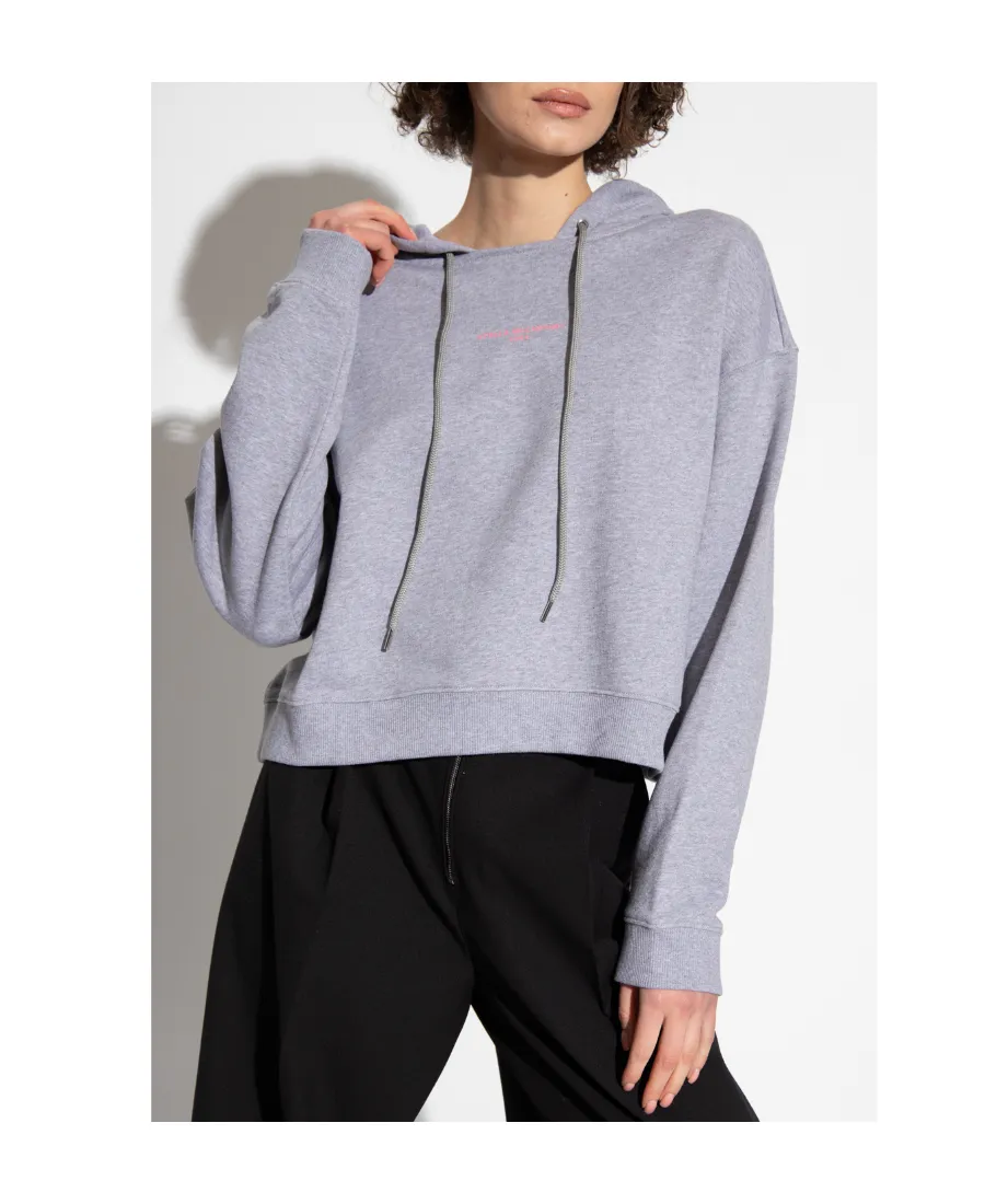 Long-Sleeved Drawstring Hoodie