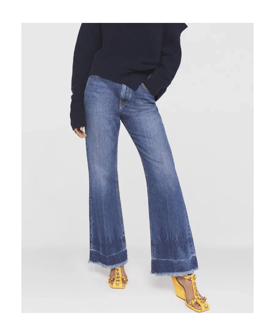 Mid-Rise Straight-Leg Jeans