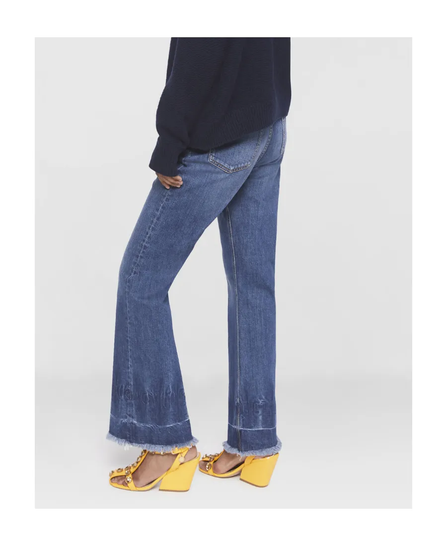 Mid-Rise Straight-Leg Jeans