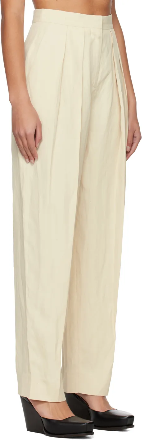 Straight Leg Pleated Pants