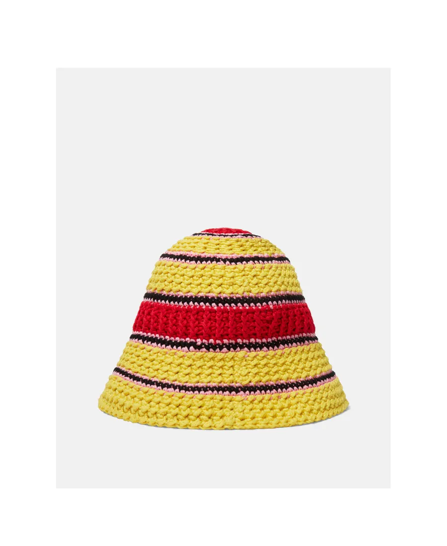 Colour-Block Crochet Hat