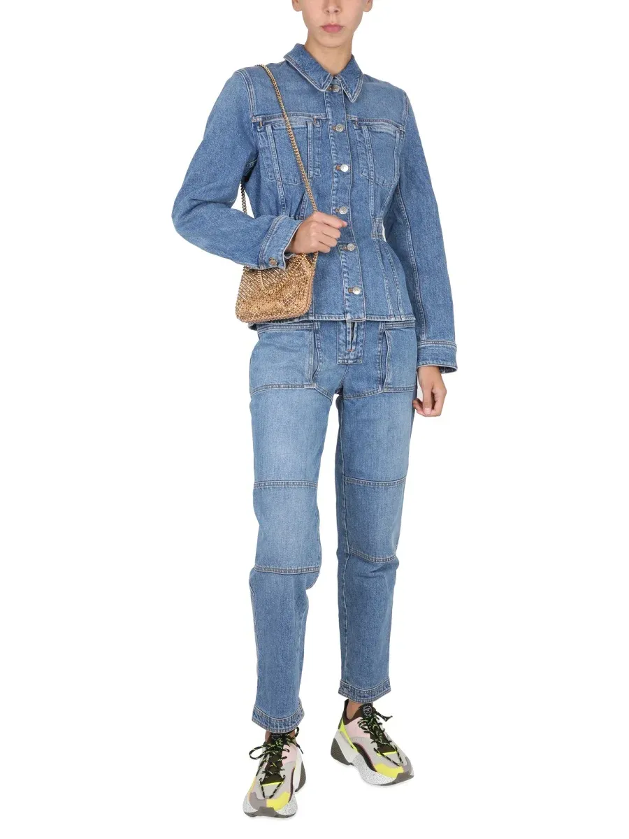 Elasticated Waist Denim Jacket