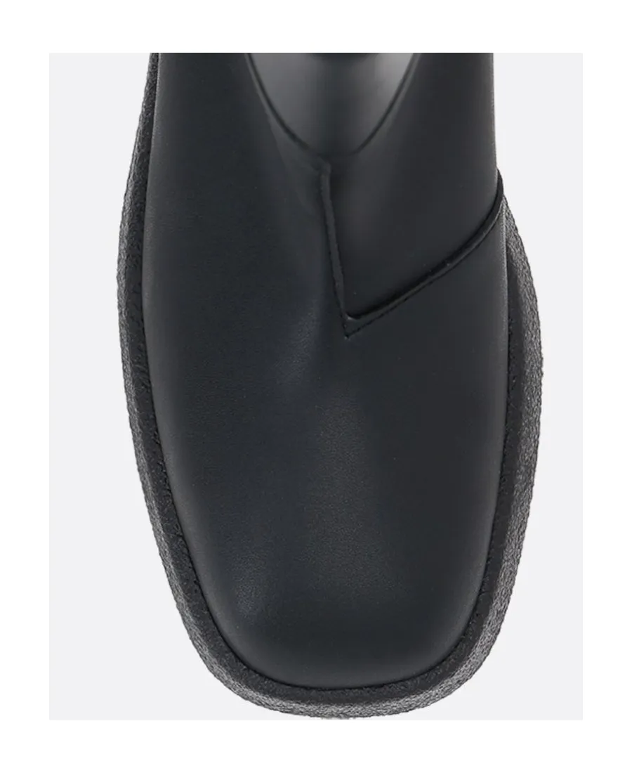 Logo Lettering Pull-On Boots