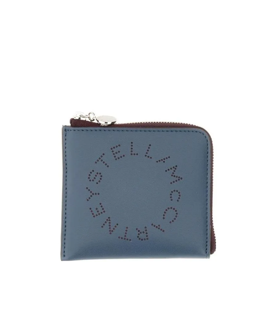 Perforated Logo Zipped Wallet