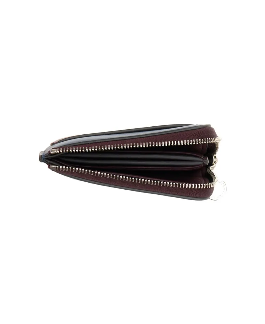 Perforated Logo Zipped Wallet