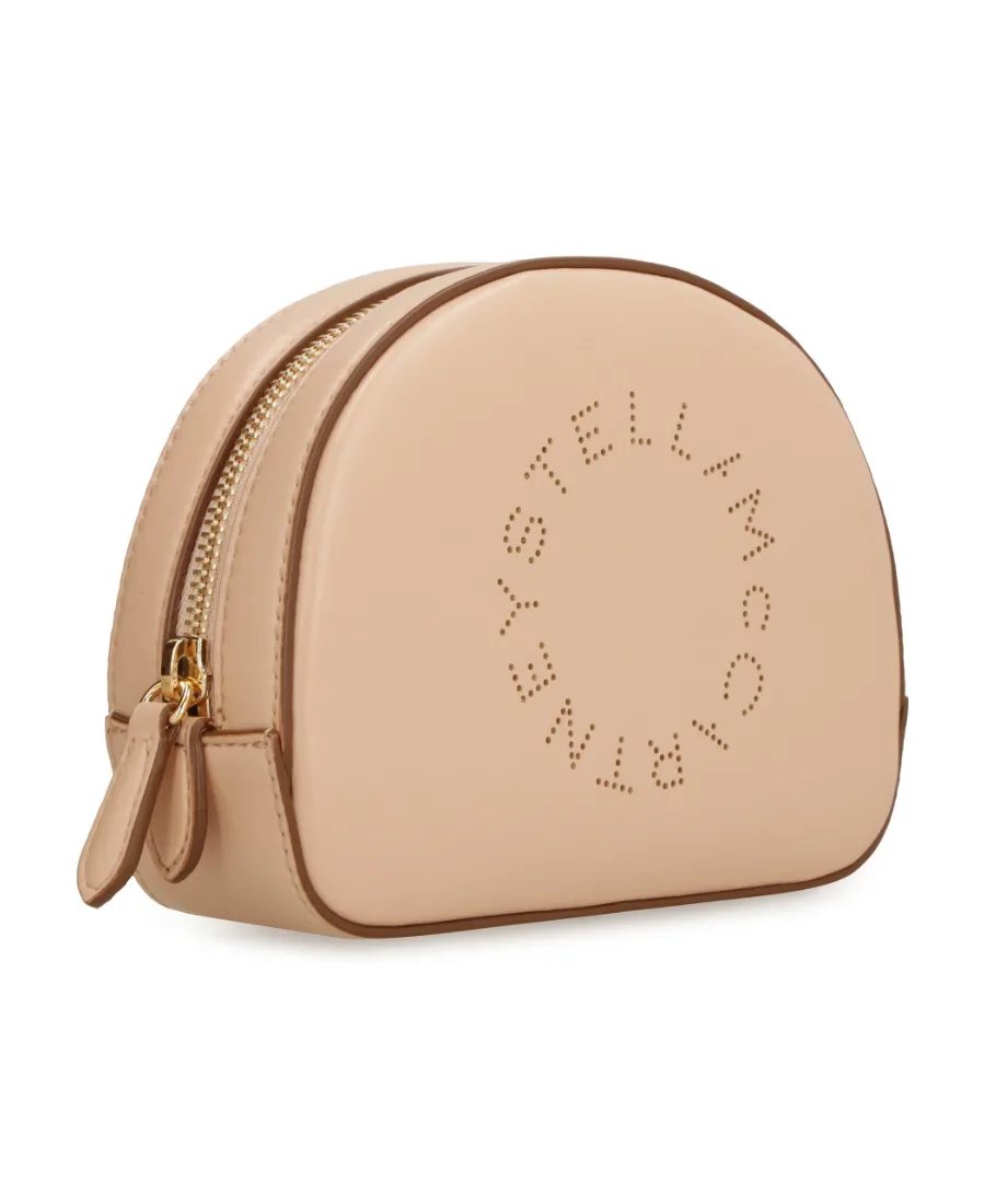 Logo Perforated Zip-Up Beauty Case