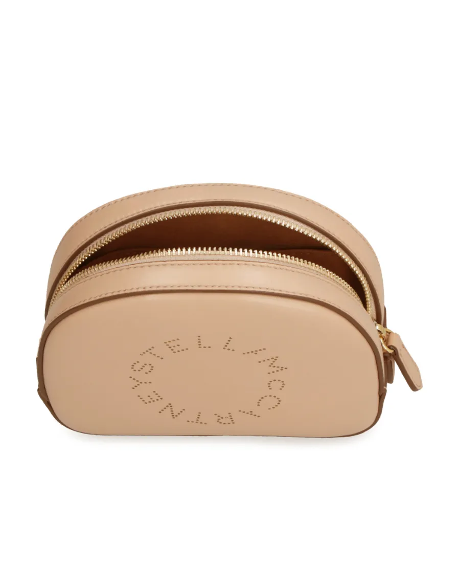 Logo Perforated Zip-Up Beauty Case