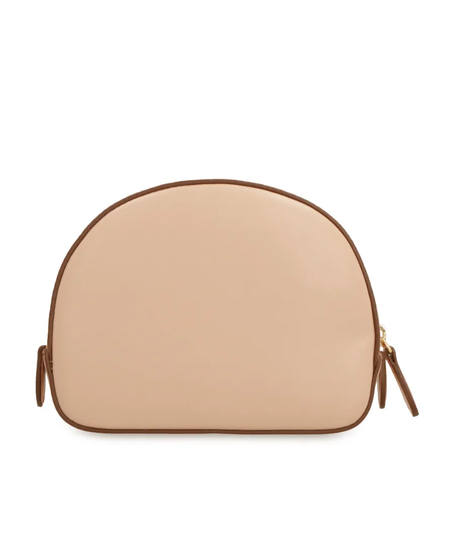 Logo Perforated Zip-Up Beauty Case